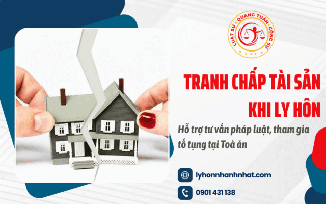 tranh chấp tài sản khi ly hôn