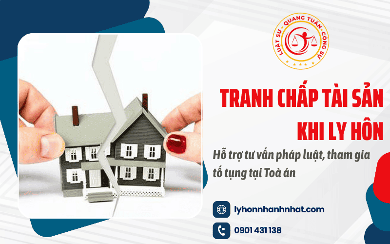 tranh chấp tài sản khi ly hôn