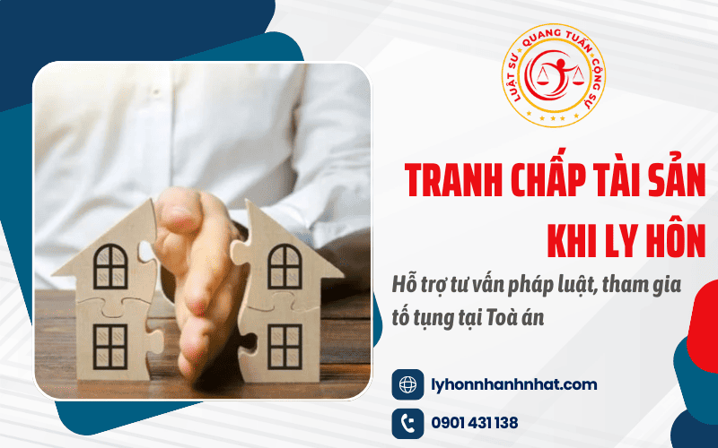 tranh chấp tài sản khi ly hôn