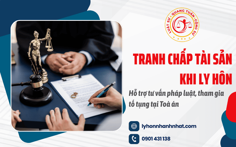 tranh chấp tài sản khi ly hôn