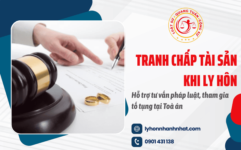 tranh chấp tài sản khi ly hôn